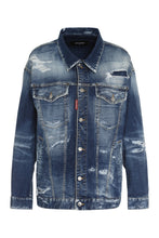 Load image into Gallery viewer, Destroyed denim jacket
