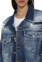 Load image into Gallery viewer, Destroyed denim jacket
