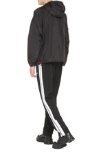 Load image into Gallery viewer, Hooded techno fabric raincoat
