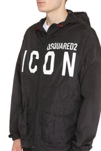 Load image into Gallery viewer, Hooded techno fabric raincoat
