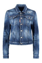 Load image into Gallery viewer, Destroyed denim jacket
