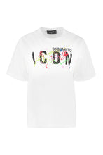 Load image into Gallery viewer, Icon Splatter print cotton T-shirt
