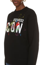 Load image into Gallery viewer, Icon Splatter print cotton sweatshirt
