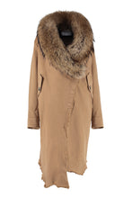 Load image into Gallery viewer, Hooded parka with fur trimming
