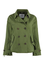 Load image into Gallery viewer, Short cotton trench coat

