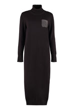 Load image into Gallery viewer, Wool and silk mini dress
