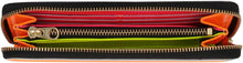 Load image into Gallery viewer, Leather zip around wallet
