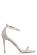 Load image into Gallery viewer, Nudistcurve lurex fabric sandals

