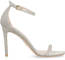 Load image into Gallery viewer, Nudistcurve lurex fabric sandals
