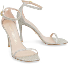 Load image into Gallery viewer, Nudistcurve lurex fabric sandals

