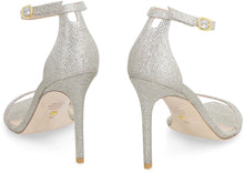 Load image into Gallery viewer, Nudistcurve lurex fabric sandals
