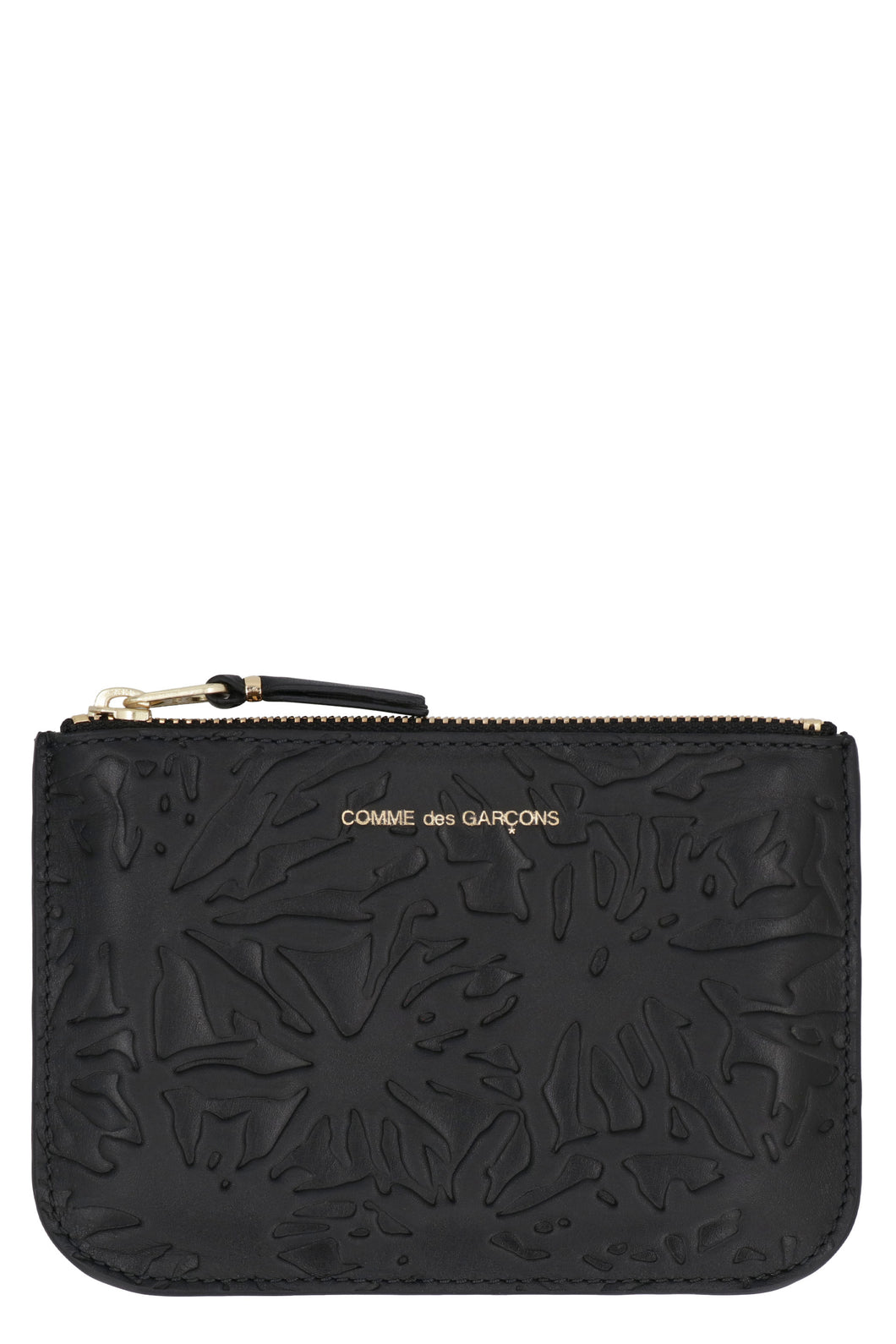 Leather flat pouch