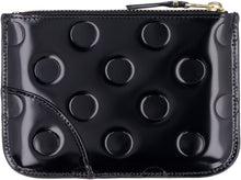 Load image into Gallery viewer, Logo detail flat leather pouch
