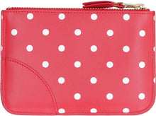Load image into Gallery viewer, Logo detail flat leather pouch

