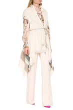 Load image into Gallery viewer, Fringed knit poncho
