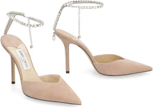 Load image into Gallery viewer, Saeda suede ponty-toe pumps
