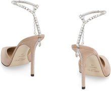 Load image into Gallery viewer, Saeda suede ponty-toe pumps
