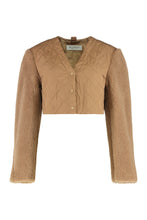 Load image into Gallery viewer, Gilet crop 2-in-1 in teddy fabric
