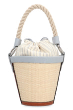 Load image into Gallery viewer, Raffia bucket bag
