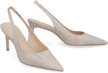 Load image into Gallery viewer, Stuart fabric slingback pumps
