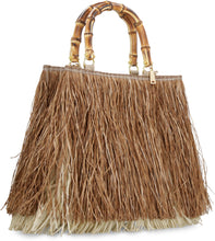 Load image into Gallery viewer, Scicli raffia tote bag
