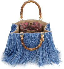 Load image into Gallery viewer, Sicily raffia tote bag
