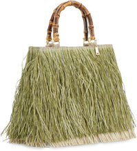 Load image into Gallery viewer, Scicli raffia tote bag
