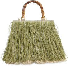 Load image into Gallery viewer, Scicli raffia tote bag
