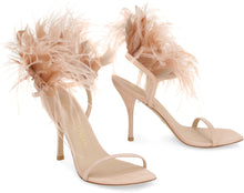 Load image into Gallery viewer, Plume suede sandals
