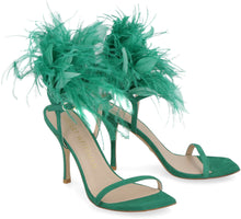 Load image into Gallery viewer, Plume suede sandals
