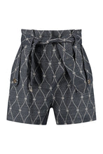 Load image into Gallery viewer, High-rise cut-off denim shorts
