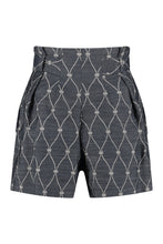 Load image into Gallery viewer, High-rise cut-off denim shorts
