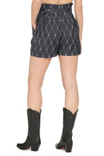 Load image into Gallery viewer, High-rise cut-off denim shorts
