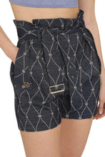 Load image into Gallery viewer, High-rise cut-off denim shorts
