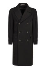 Load image into Gallery viewer, Wool blend double-breasted coat
