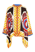 Load image into Gallery viewer, Printed silk blouse
