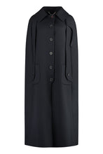 Load image into Gallery viewer, Wool cape coat
