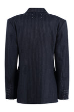 Load image into Gallery viewer, Wool blend pinstripe jacket
