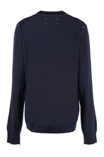 Load image into Gallery viewer, Wool-cotton blend crew-neck sweater

