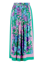 Load image into Gallery viewer, Simone silk skirt with floral print
