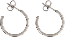 Load image into Gallery viewer, Logo hoop earrings
