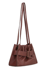 Load image into Gallery viewer, Square Scrunchy Soft leather mini crossbody bag

