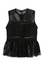 Load image into Gallery viewer, Lace peplum top
