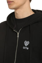 Load image into Gallery viewer, Hoch Embroi cotton full zip hoodie
