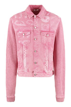 Load image into Gallery viewer, Bleach wash denim jacket
