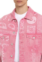 Load image into Gallery viewer, Bleach wash denim jacket
