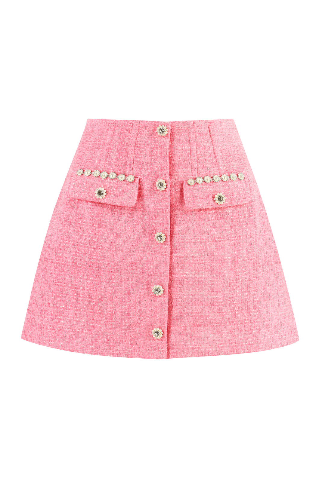 Knitted mini skirt
