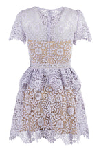 Load image into Gallery viewer, Macramé lace mini dress
