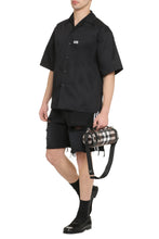 Load image into Gallery viewer, Short sleeve cotton blend shirt
