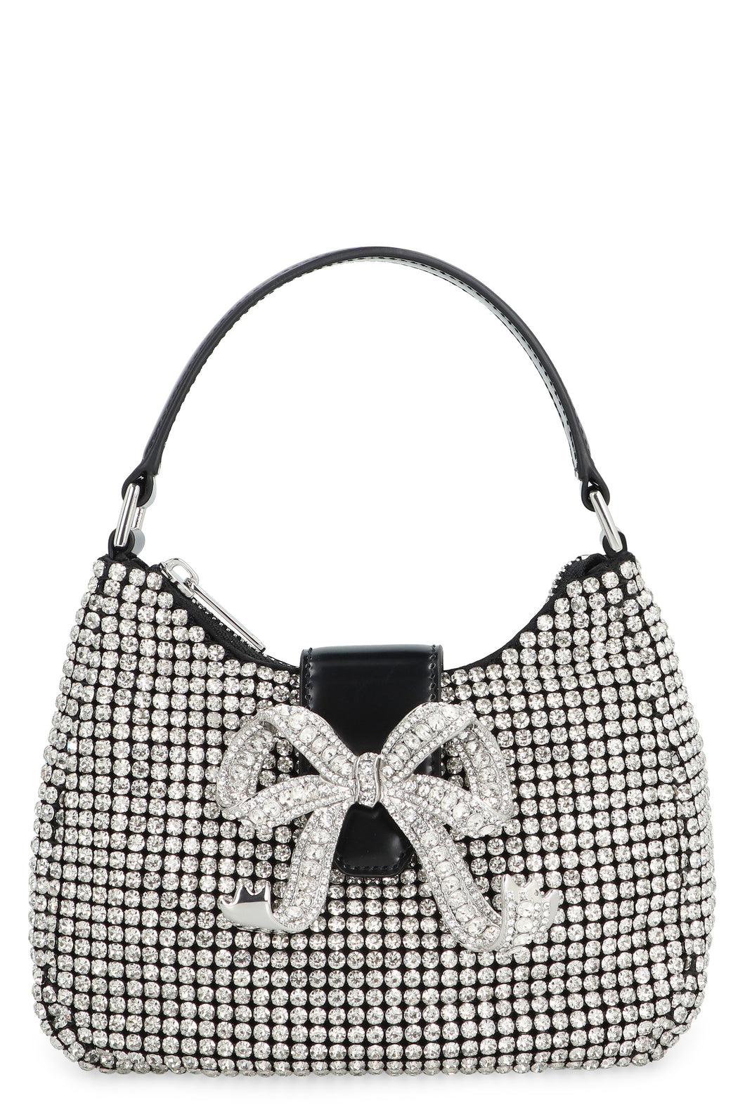Diamante Crescent Bow Handbag